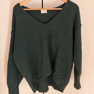 Wildflower V-neck Wool sweater